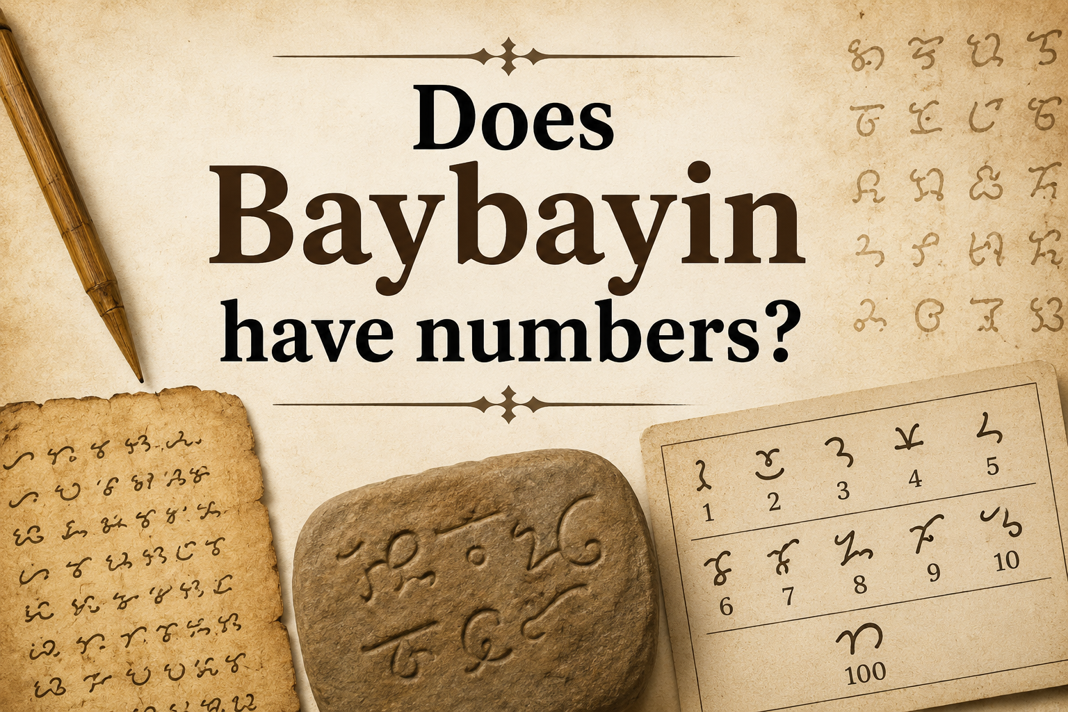 Does Baybayin have numbers? Baybayin numbers 1 to 100 explained